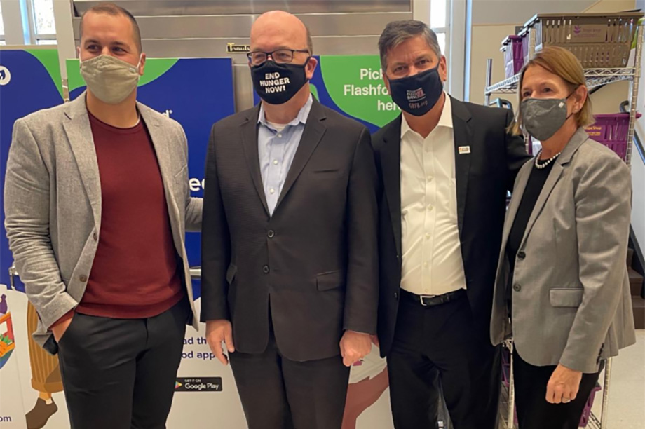 Stop and Shop group with masks on