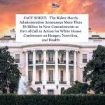 $8 Billion in New Commitments as Part of Call to Action for White House Conference on Hunger, Nutrition, and Health