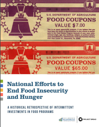 A Historical Retrospective on Food Insecurity